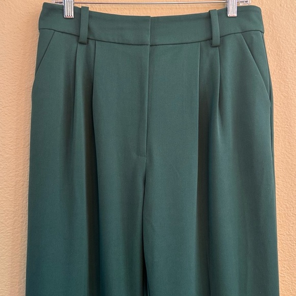 Favorite Daughter The Favorite Pant Wide Leg High Waist Pant Evergreen Size 10 - Picture 6 of 9